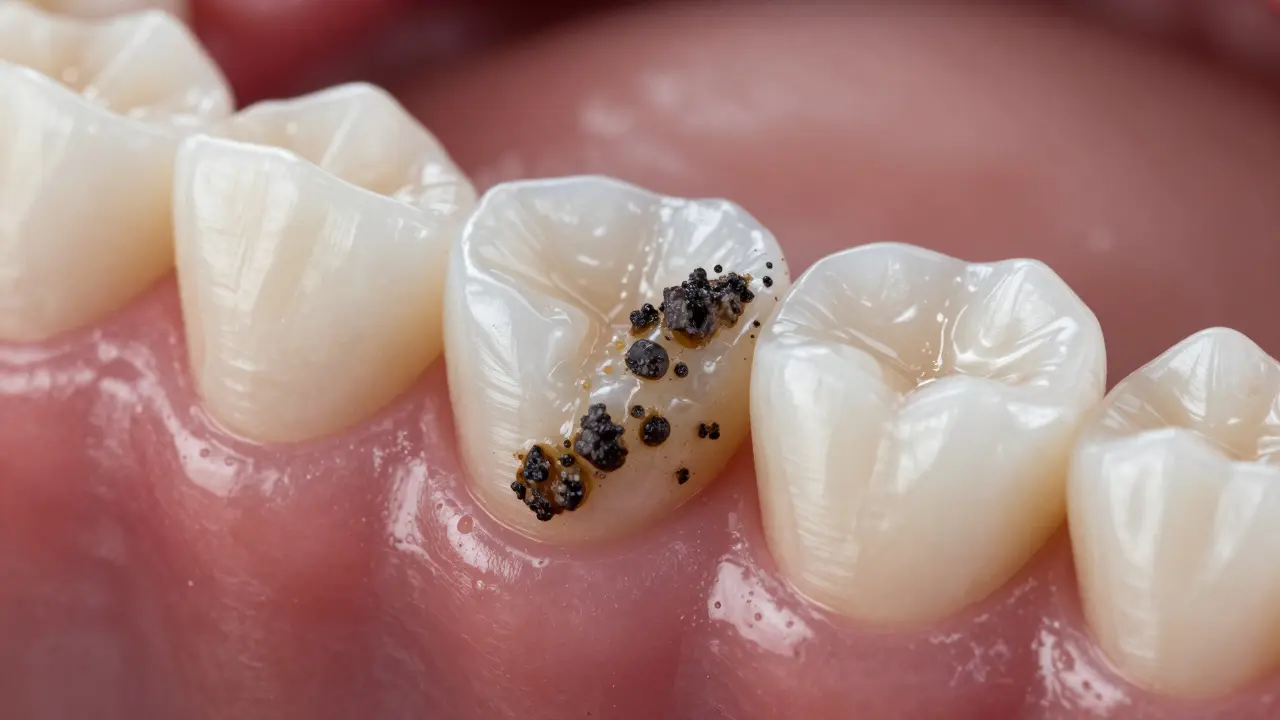 Černý zubní kámen: Proč vzniká a jak se ho zbavit?