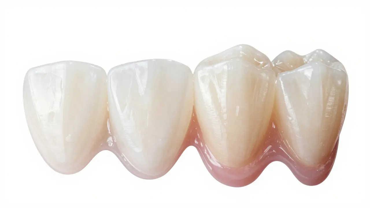 Srovnání základní a detailní vrstvené kompozitní fasety.