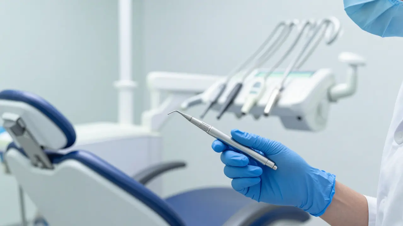 Sterilní vybavení moderní zubní ordinace