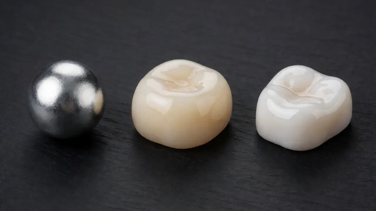 Porovnání tří materiálů pro výplně: amalgámu, kompozitu a keramiky